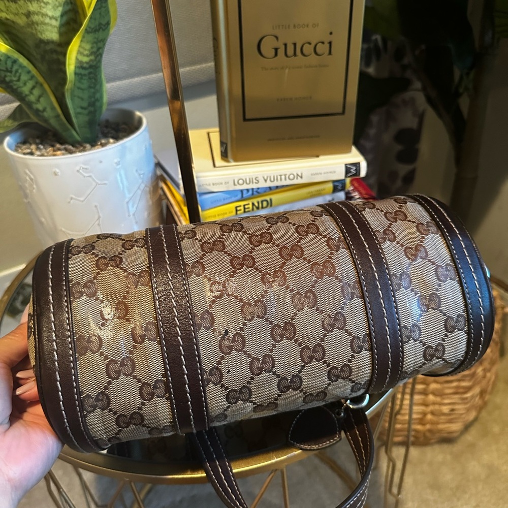 Gucci Duchessa Mini Boston Bag with Unbranded Crossbody Strap - Picture 12 of 12
